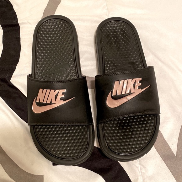Nike | Shoes | Nike Slides Black And 